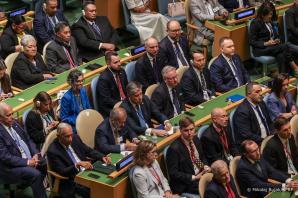 [VIDEO]Prezydent Karol Nawrocki w ONZ: Polska nie da się zastraszyć, a decyzje dziś kształtują jutro mieszkańców