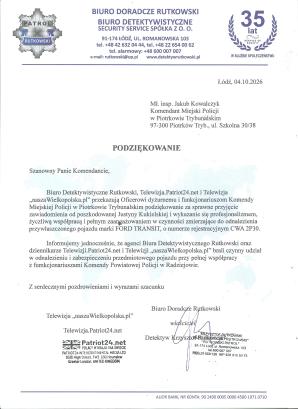 Kolejny sukces Biura Rutkowski! Samochód odnaleziony w 24 godziny. Właścicielka nie kryła szczęścia
