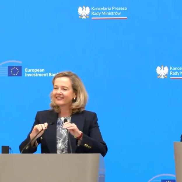[VIDEO] O europejskie pieniądze na poprawę naszego bezpieczeństwa zabiegał Donald Tusk na spotkaniu w Warszawie z Prezes Europejskiego Banku Inwestycyjnego Nadią Calvino