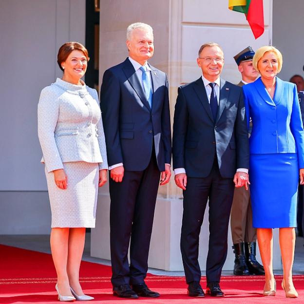 [VIDEO] Prezydenci Polski i Litwy o współpracy na rzecz bezpieczeństwa