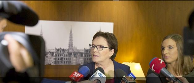 Premier Ewa Kopacz w Brukseli: Rząd podejmie decyzję o udziale w pomocy finansowej dla uchodźców