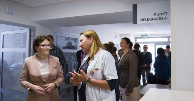 Premier Ewa Kopacz w Gdańsku: Budujemy szpitale na miarę XXI wieku