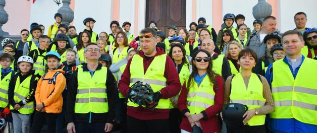 [VIDEO] Rajd rowerowy „Śladem św. Jana Pawła II”
