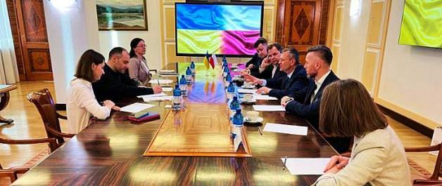 Wizyta wiceministra Jacka Bartmińskiego w Kijowie