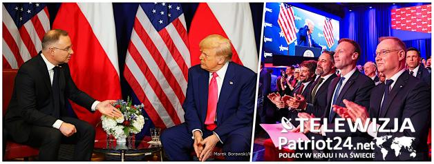 [VIDEO] Spotkanie Andrzeja Dudy z Donaldem Trumpem w Waszyngtonie