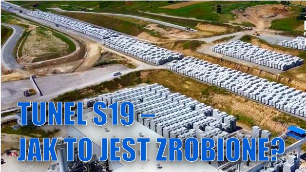 [VIDEO] Tunel S19 Rzeszów–Babica: Jak to jest zrobione? 2230 pierścieni i tysiące segmentów już gotowe!